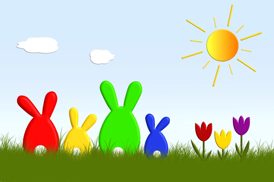 Funny colorful sun