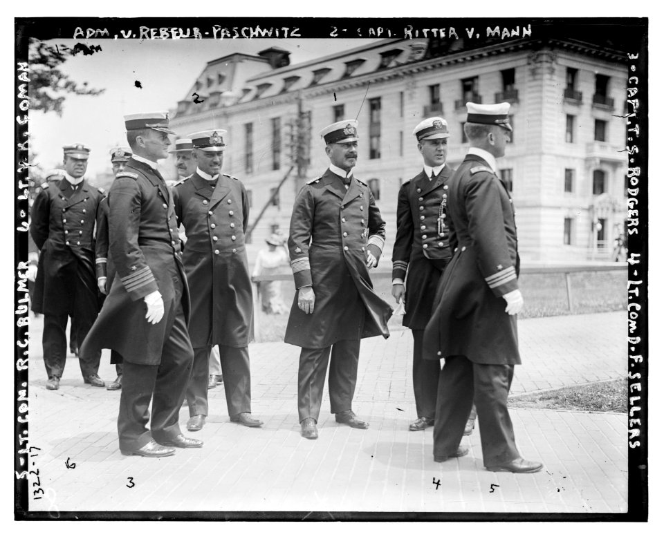 Adm. v. Rebeur-Paschwitz, Capt. Ritter v. Mann LCCN2014686989