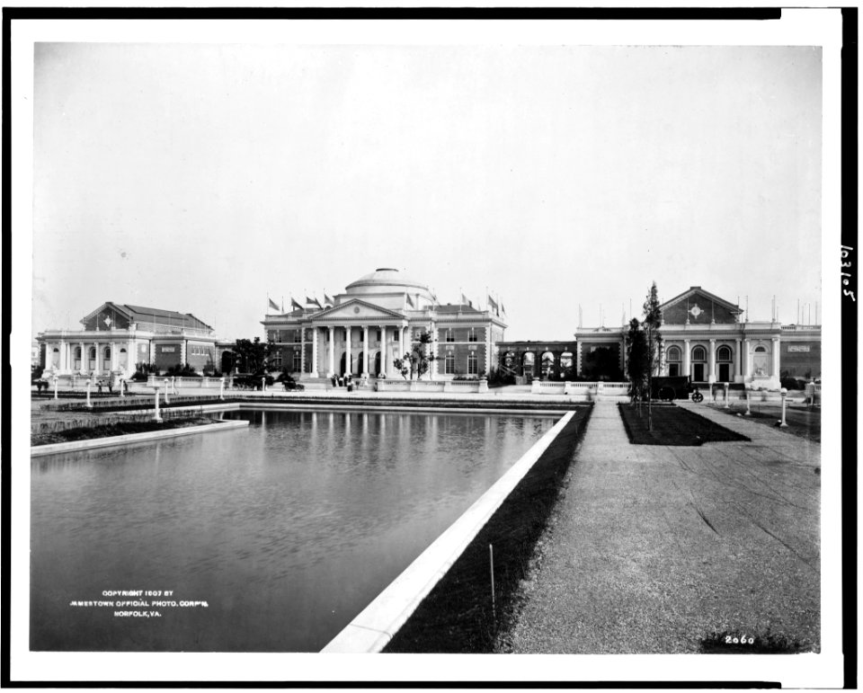 Administration building, (modelled after Monticello), Jamestown Exposition, Virginia LCCN91727653