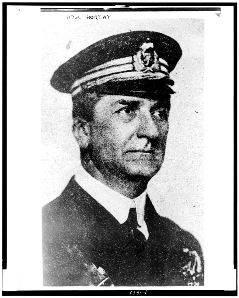 Admiral Horthy, head of Hungarian Gov't. LCCN93507196