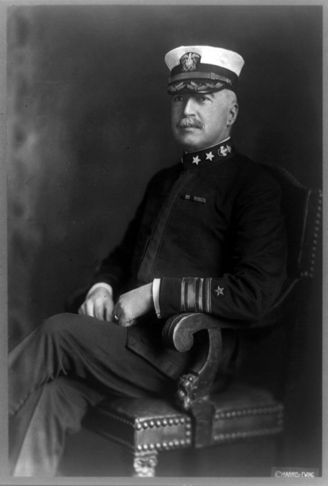Admiral Joseph Strauss, three-quarter length portrait, seated, facing left, in uniform LCCN93511289