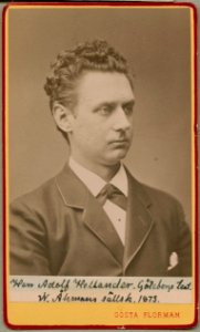 Adolf Hellander, porträtt - SMV - H3 214