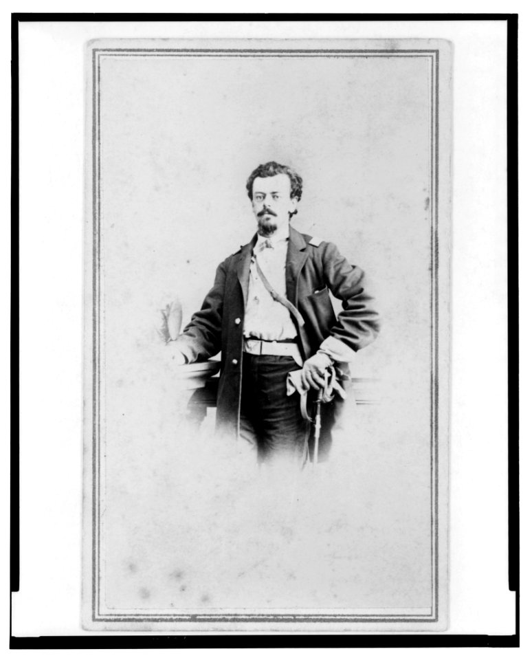 Adolph Metzner, Union officer in the 32nd Indiana Regiment, full-length portrait, standing, facing front LCCN2003674850