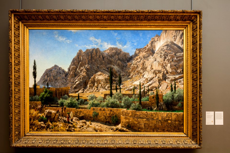 Adolf Von Meckel - The Saint Catherine Monastery in Sinai