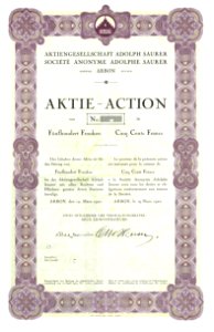Adolph Sauer 1920