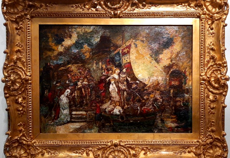 Adolphe Monticelli - Embarquement pour Cythère