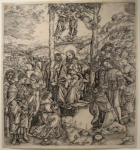 Adoration of the Magi by Christofano Robetta, Honolulu Museum of Art 