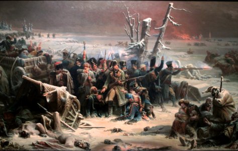 Adolphe Yvon (1817-1893) - Marshall Ney at retreat in Russia