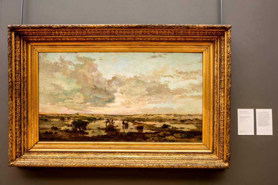 Adrien Joseph Heymans - Sunset on the Heath - high resolution