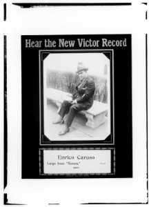 Advertisement for Victor Records- Enrico Caruso sings Largo from Xerxes LCCN2014711790