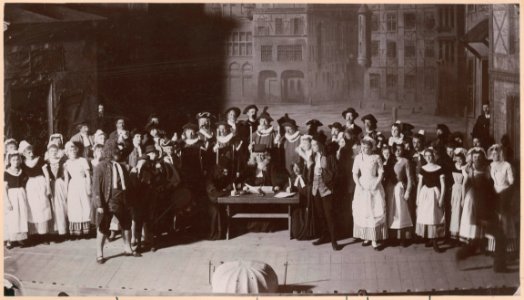 Advokaten Pathelin, Kungliga Operan 1894. Föreställningsbild - SMV - H9 164