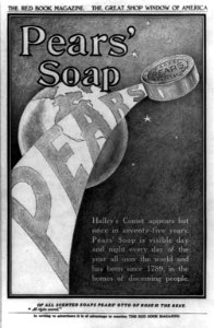 Advertisement for Pears' Soap illustrated with Halley's Comet LCCN2002712858