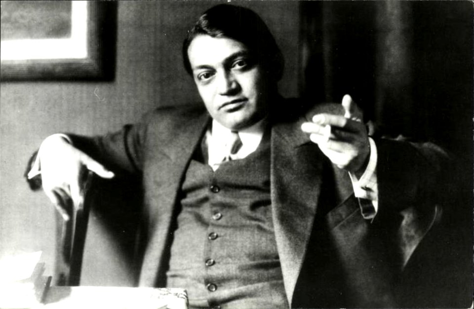 Ady Endre 1913 őszén (Székely Aladár felvétele)