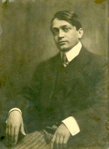 Ady Endre ülő portréja (Székely Aladár, 1908)