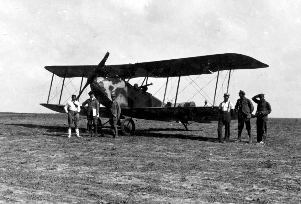 AEG C.IV biplane in Palestine 1917
