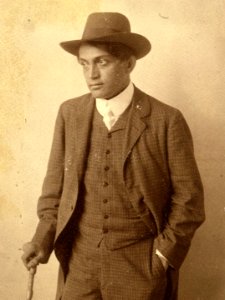 Ady Endre 1909-ben (Lukács Hugó felvétele)