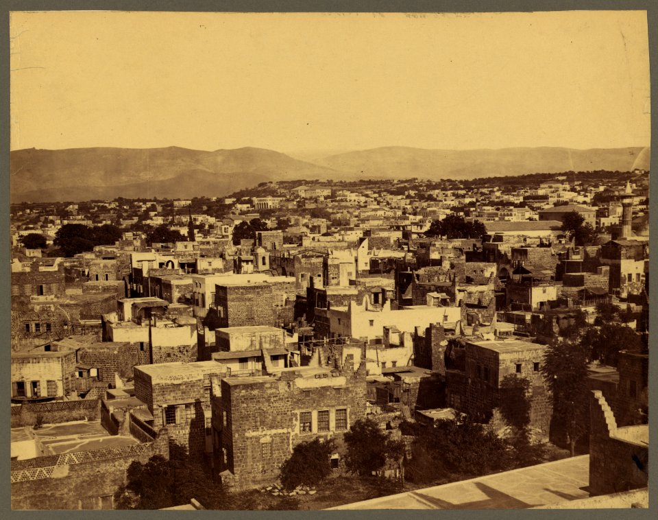 Aerial panoramic view of Beirut) - Bonfils LCCN2004668095