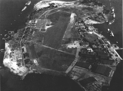 Aerial photo of Ford Island c1941