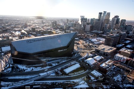 Aerial Photos of US Bank Stadium and Minneapolis, Minnesota (39275713824)