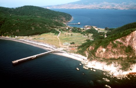 Aerial view of a Bottomside, Corregidor, Philippines, on 13 January 1982 (6408511)