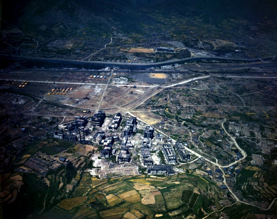 Aerial view of Nagasaki, Japan, on 22 May 1946 (80-G-K-6891)