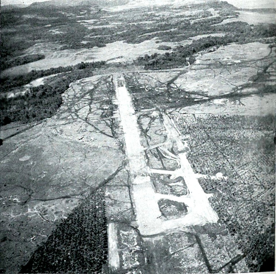 Aerial view of Henderson Field, Guadalcanal, circa in late 1942 (1487000292387)