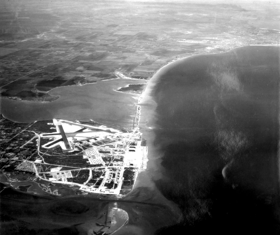 Aerial view of NAS Corpus Christi c1941