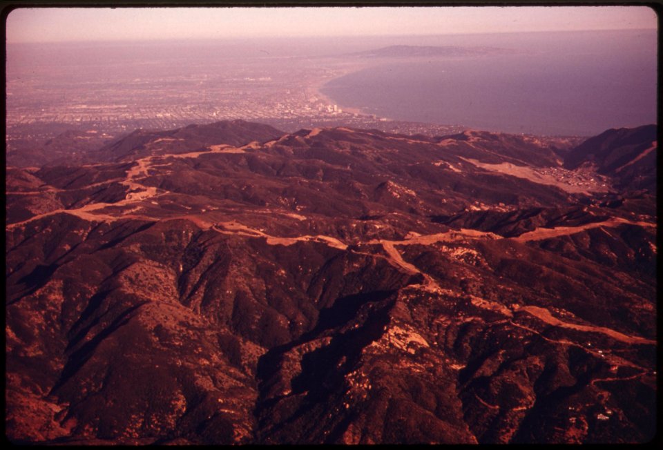 Aerial-of-the-santa-monica-mountains-looking-south-near-malibu-california-may-1975 7159002134 o