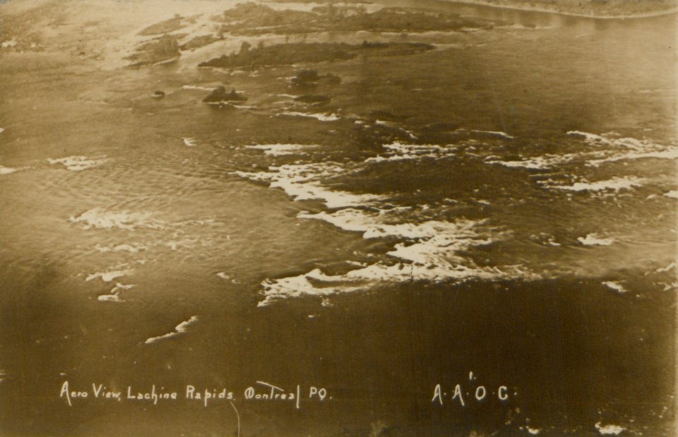 Aero view. Lachine Rapids, Montreal, P.Q (HS85-10-38638)