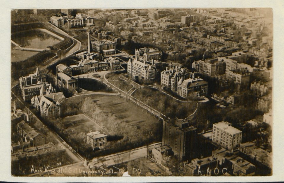 Aero view. McGill University, Montreal, P.Q (HS85-10-38643) original