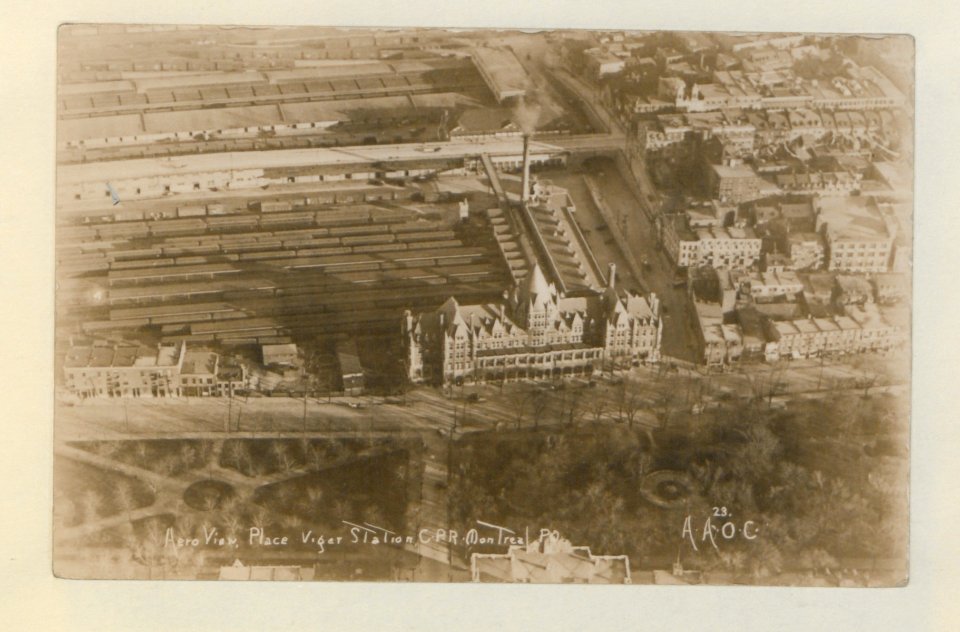 Aero view. Place Viger Station, C.P.R., Montreal, P.Q (HS85-10-38633) original
