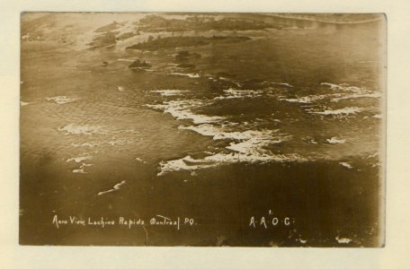 Aero view. Lachine Rapids, Montreal, P.Q (HS85-10-38638) original