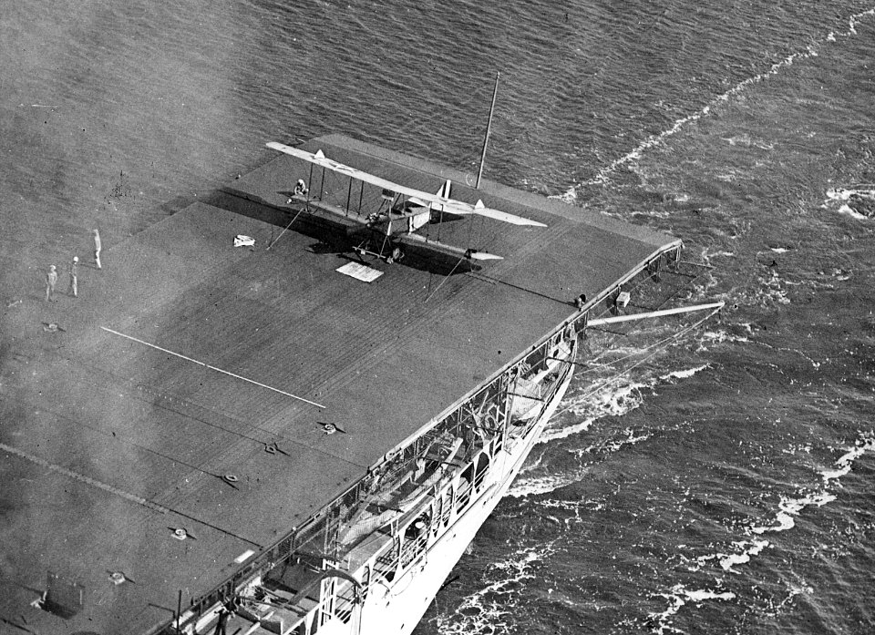 Aeromarine 39 on USS Langley (CV-1) 1923