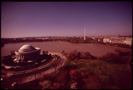 Aerial-view-of-the-jefferson-memorial-april-1973 7461369886 o