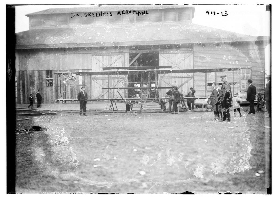 Aeroplane of Dr. Greene, on ground LCCN2014684353