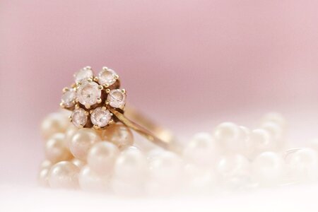 Pearls brilliant gemstone photo