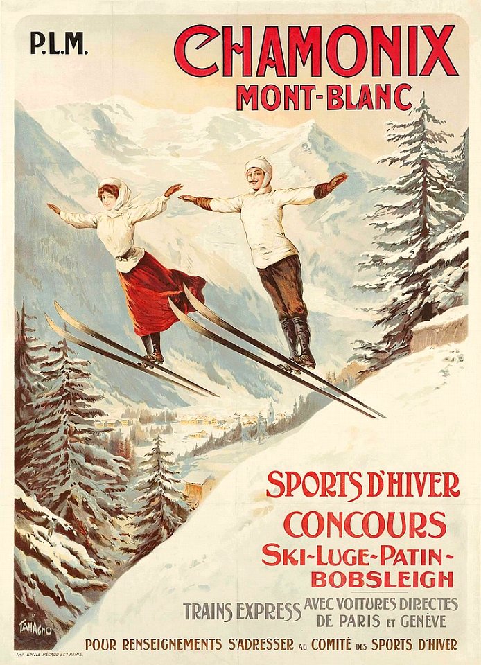 Affiche Chamonix, Tamagno