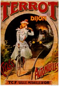 Affiche Cycles Terrot tunnel