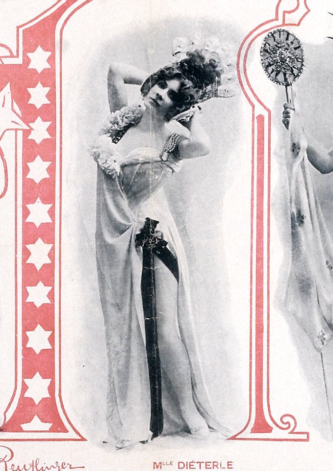 Affiche du théâtre des Variétés (1897) Amélie Diéterle (A)