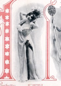 Affiche du théâtre des Variétés (1897) Amélie Diéterle (A) photo