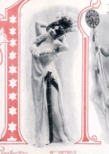 Affiche du théâtre des Variétés (1897) Amélie Diéterle (A)