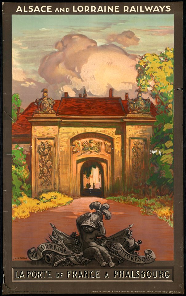 Affiche AL La Porte de France à Phalsbourg