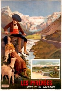 Affiche Les Pyrénées Gavarnie