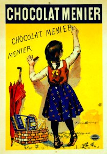 Affiche chocolat Menier photo