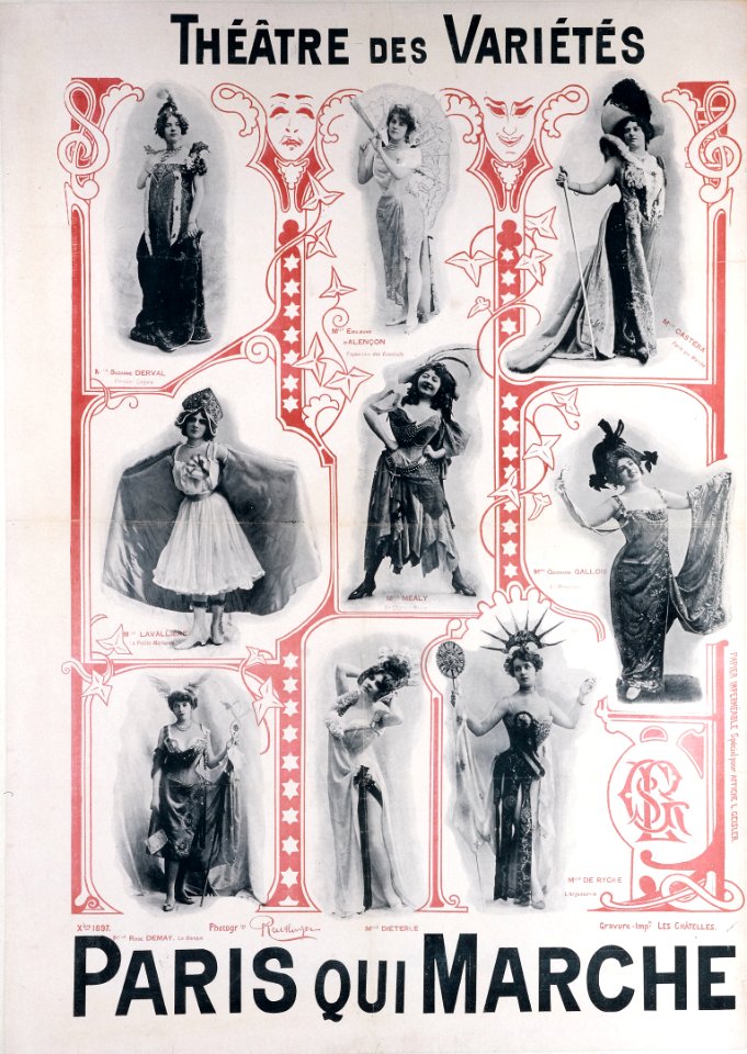 Affiche du théâtre des Variétés (1897) (A)