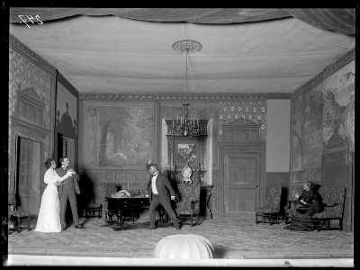 Affär är affär, Svenska teatern 1904. Föreställningsbild - SMV - SvT058