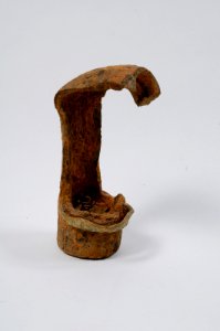 Afgeschoten granaat., item 1