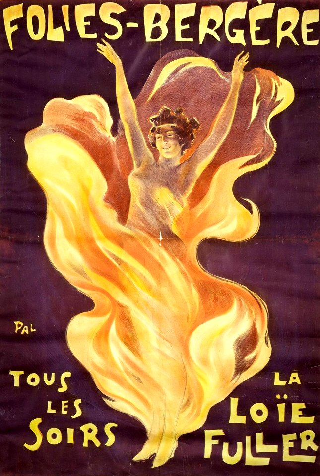 Affiche Folies Bergère Loïe Fuller PAL
