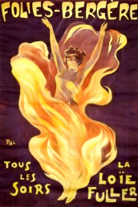 Affiche Folies Bergère Loïe Fuller PAL