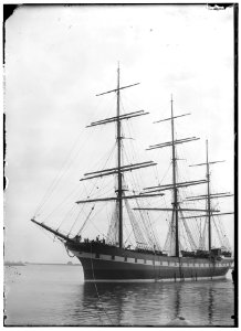 Afgesloten IJ, De driemaster Vondel, 1895-08-16 (max res)